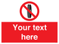 PM5202: Custom Do Not Change Grinding Wheel Sign