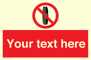 PM5202: Custom Do Not Change Grinding Wheel Sign