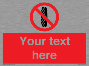 PM5202: Custom Do Not Change Grinding Wheel Sign