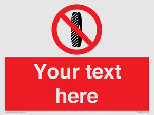 PM5202: Custom Do Not Change Grinding Wheel Sign