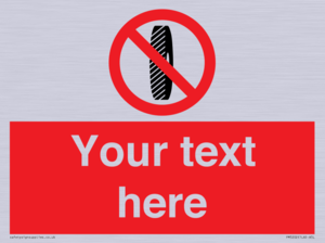 PM5202: Custom Do Not Change Grinding Wheel Sign