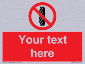 PM5202: Custom Do Not Change Grinding Wheel Sign