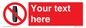 PM5202: Custom Do Not Change Grinding Wheel Sign