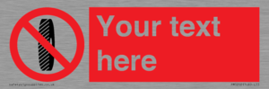 PM5202: Custom Do Not Change Grinding Wheel Sign