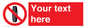 PM5202: Custom Do Not Change Grinding Wheel Sign