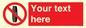 PM5202: Custom Do Not Change Grinding Wheel Sign