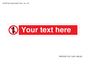PM5202: Custom Do Not Change Grinding Wheel Sign