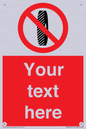 PM5202: Custom Do Not Change Grinding Wheel Sign