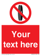 PM5202: Custom Do Not Change Grinding Wheel Sign