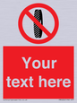 PM5202: Custom Do Not Change Grinding Wheel Sign