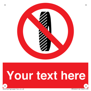 PM5202: Custom Do Not Change Grinding Wheel Sign