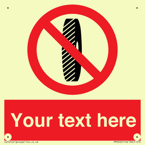 PM5202: Custom Do Not Change Grinding Wheel Sign