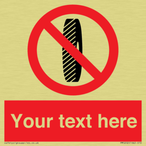 PM5202: Custom Do Not Change Grinding Wheel Sign