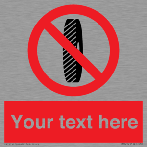 PM5202: Custom Do Not Change Grinding Wheel Sign