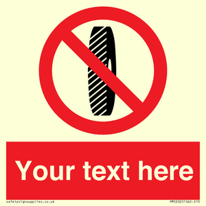 PM5202: Custom Do Not Change Grinding Wheel Sign