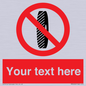 PM5202: Custom Do Not Change Grinding Wheel Sign