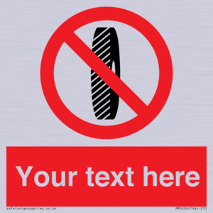 PM5202: Custom Do Not Change Grinding Wheel Sign