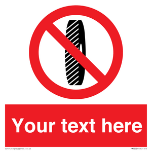 PM5202: Custom Do Not Change Grinding Wheel Sign