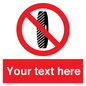 PM5202: Custom Do Not Change Grinding Wheel Sign