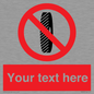 PM5202: Custom Do Not Change Grinding Wheel Sign