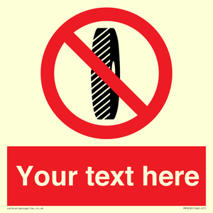 PM5202: Custom Do Not Change Grinding Wheel Sign