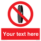 PM5202: Custom Do Not Change Grinding Wheel Sign