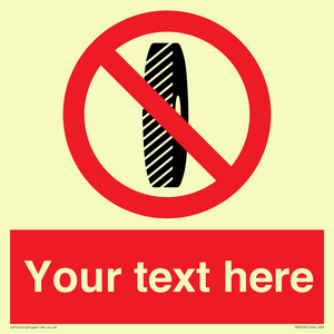 PM5202: Custom Do Not Change Grinding Wheel Sign