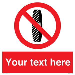 PM5202: Custom Do Not Change Grinding Wheel Sign