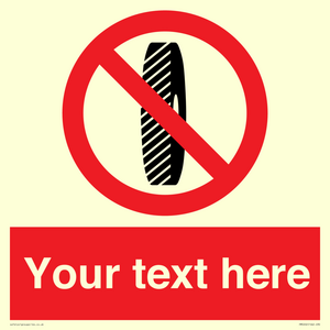 PM5202: Custom Do Not Change Grinding Wheel Sign