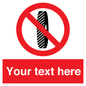 PM5202: Custom Do Not Change Grinding Wheel Sign