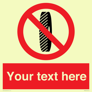 PM5202: Custom Do Not Change Grinding Wheel Sign