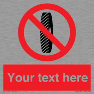 PM5202: Custom Do Not Change Grinding Wheel Sign