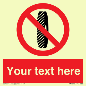 PM5202: Custom Do Not Change Grinding Wheel Sign