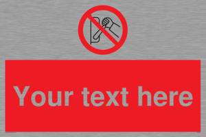 PM5205: Custom Do Not Operate Sign