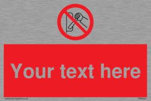 PM5205: Custom Do Not Operate Sign