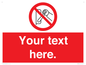 PM5205: Custom Do Not Operate Sign