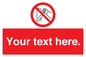 PM5205: Custom Do Not Operate Sign