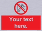PM5205: Custom Do Not Operate Sign