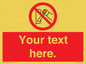 PM5205: Custom Do Not Operate Sign
