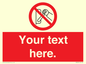 PM5205: Custom Do Not Operate Sign