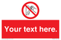 PM5205: Custom Do Not Operate Sign