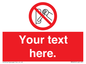 PM5205: Custom Do Not Operate Sign