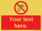 PM5205: Custom Do Not Operate Sign