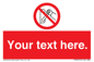 PM5205: Custom Do Not Operate Sign