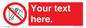 PM5205: Custom Do Not Operate Sign