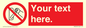 PM5205: Custom Do Not Operate Sign