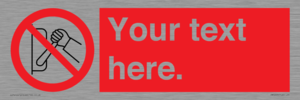 PM5205: Custom Do Not Operate Sign