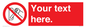PM5205: Custom Do Not Operate Sign