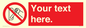 PM5205: Custom Do Not Operate Sign
