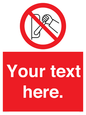 PM5205: Custom Do Not Operate Sign